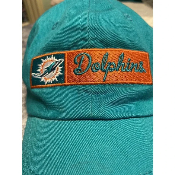 MIAMI DOLPHINS ADJUSTABLE WOMENS HAT - PERFECT CONDITION - Picture 2 of 8